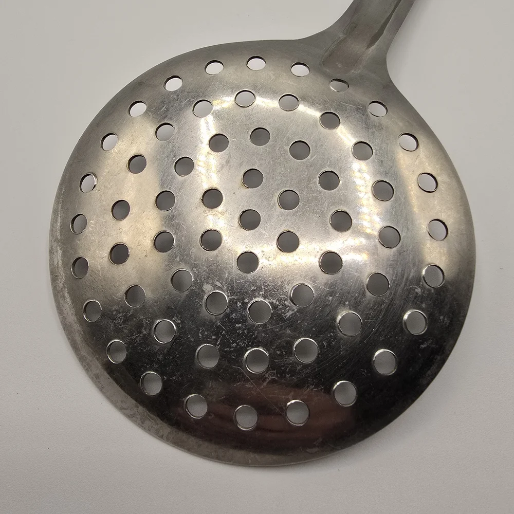 Stainless Skimmer Strainer Spoon Inox Rostfrei Utensil Heavy Duty 13.5” Long